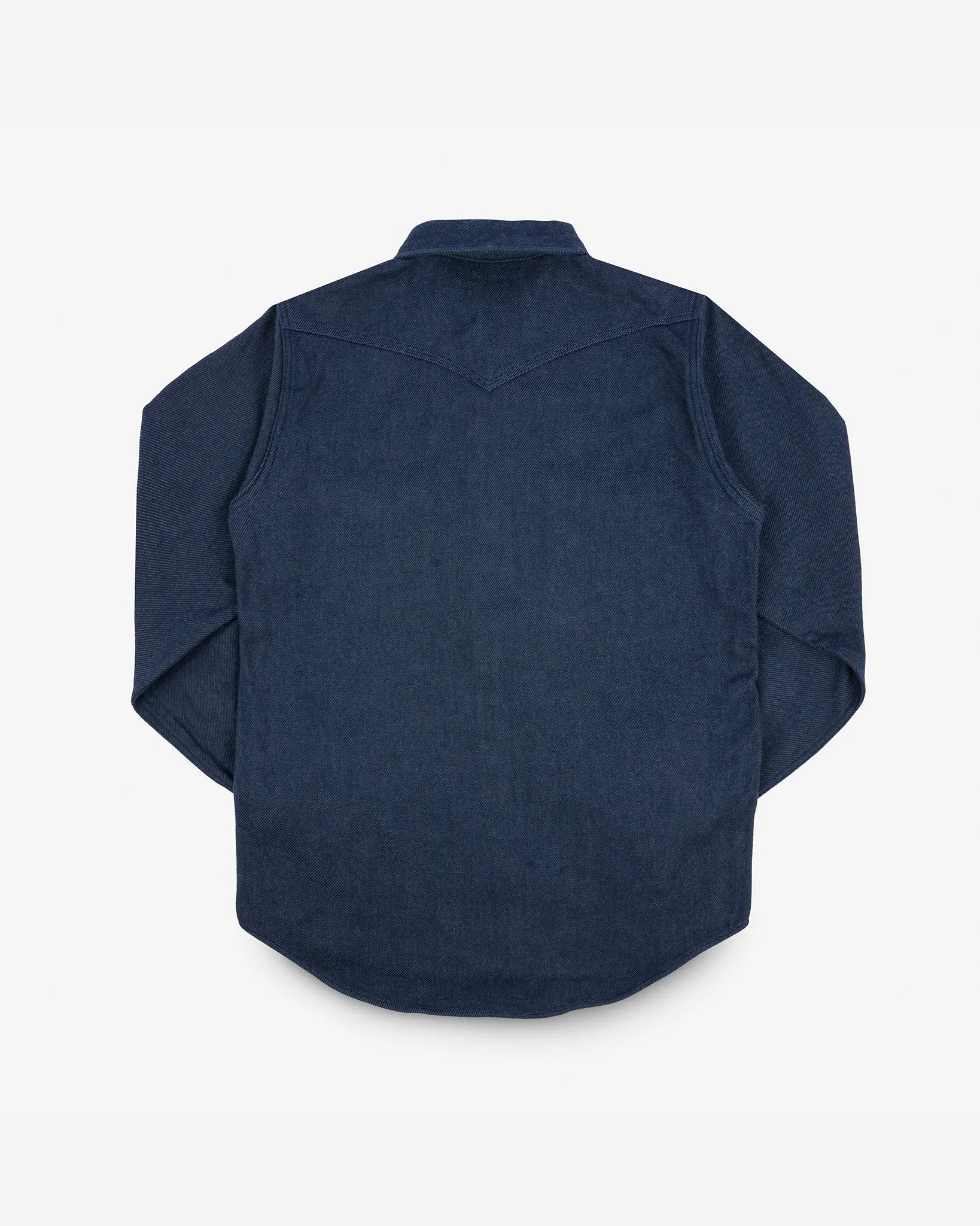 12oz Ultra Heavy Flannel Western Shirt - Navy