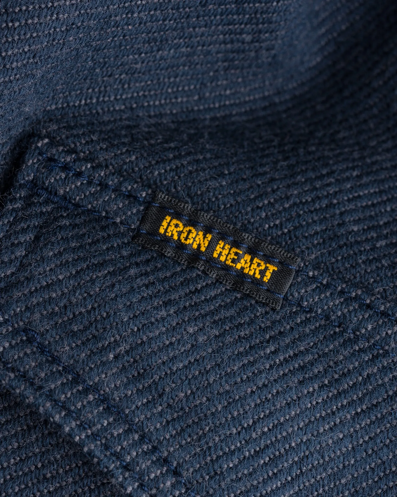 12oz Ultra Heavy Flannel Western Shirt - Navy