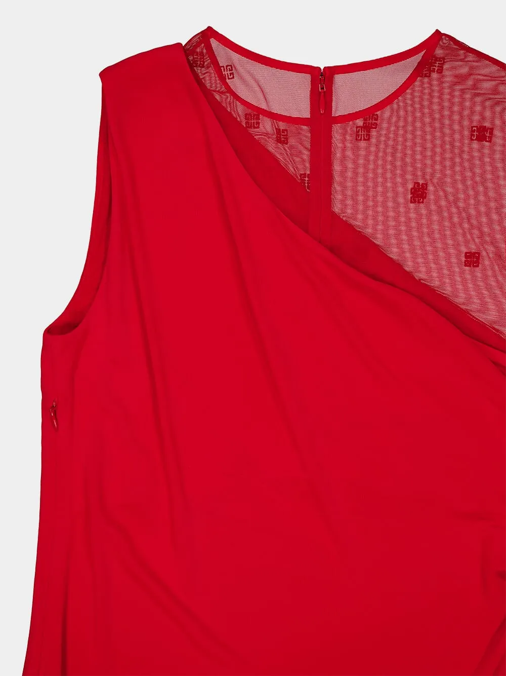 4G Draped Midi Dress