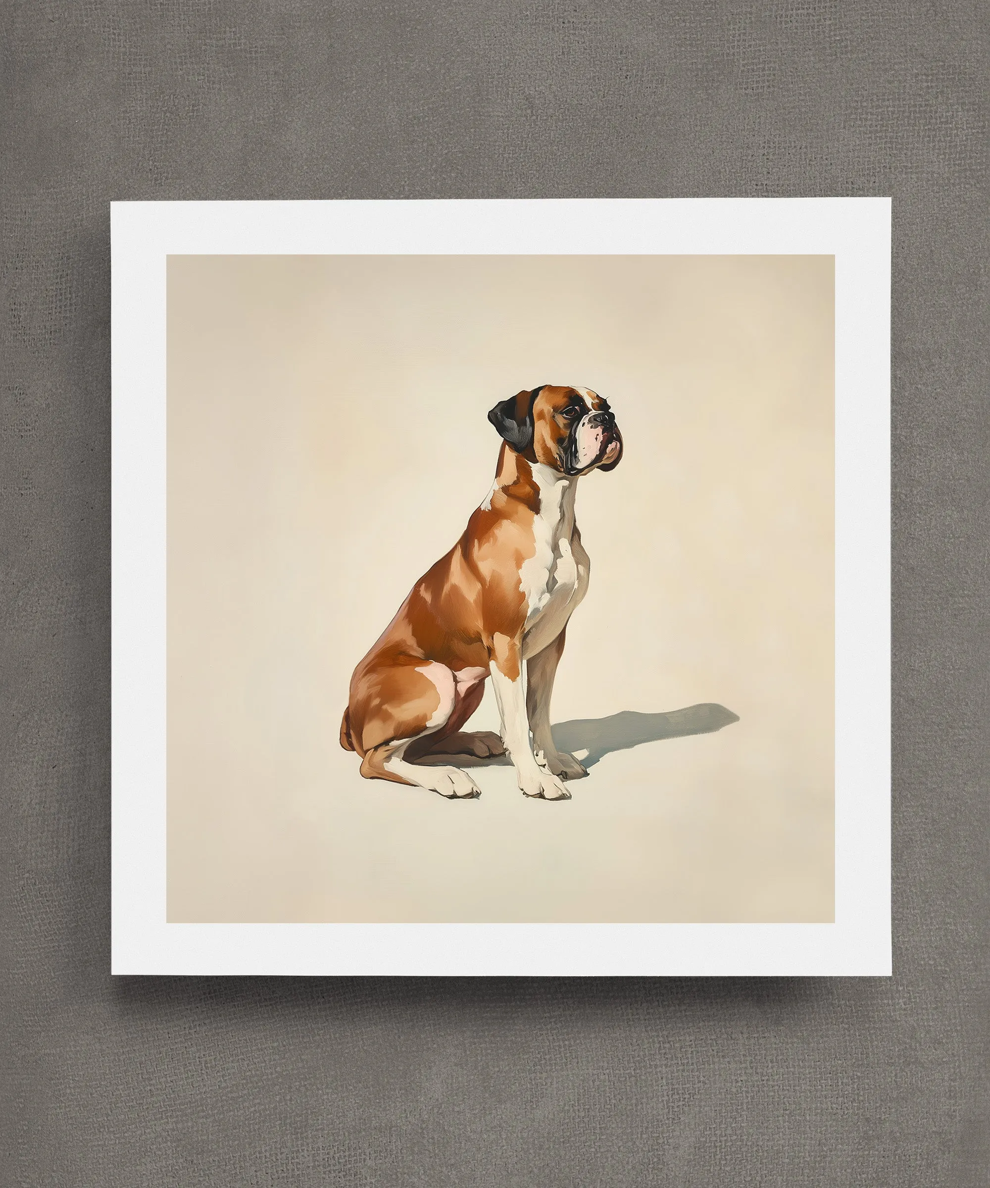 A Seated Boxer