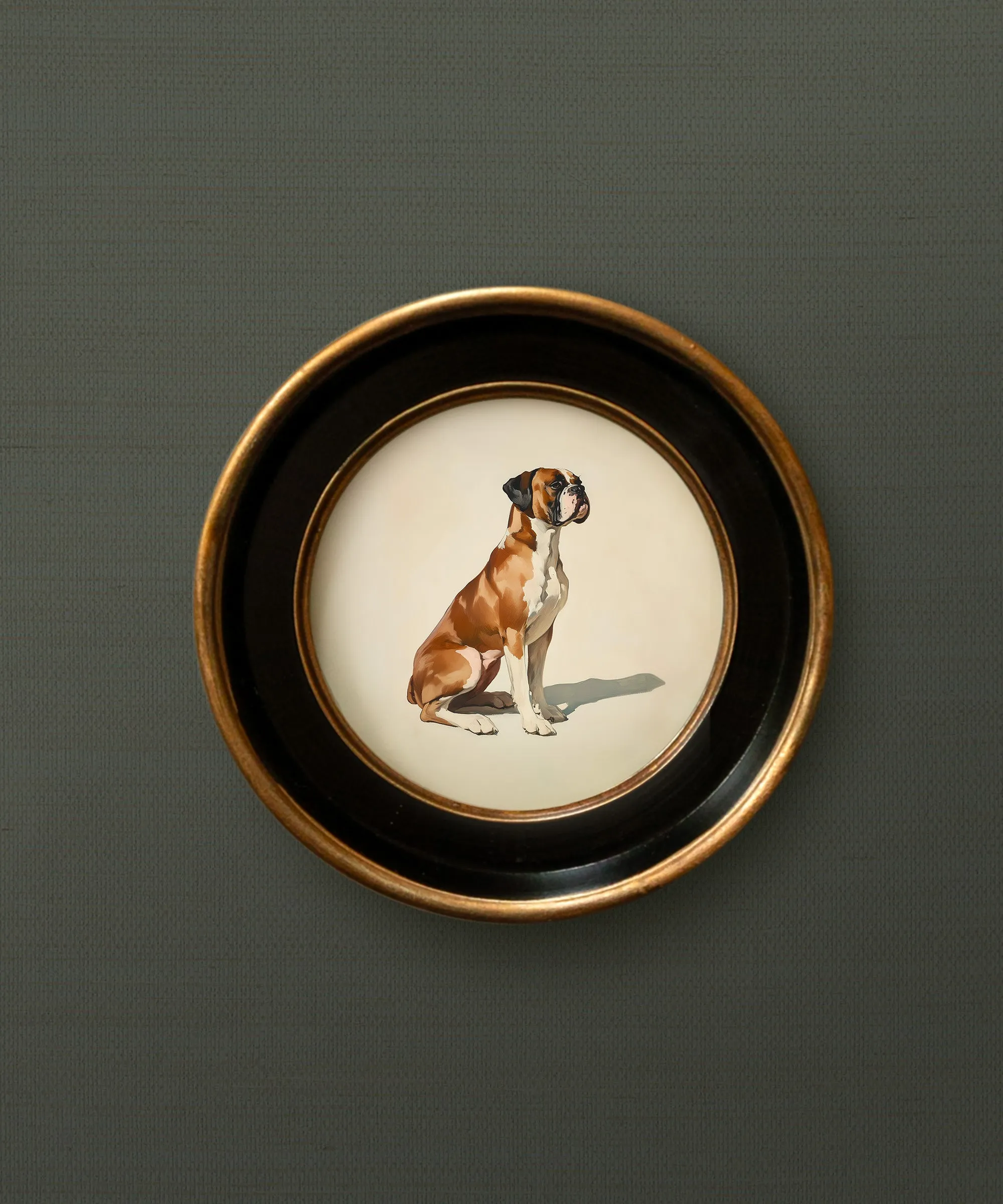 A Seated Boxer