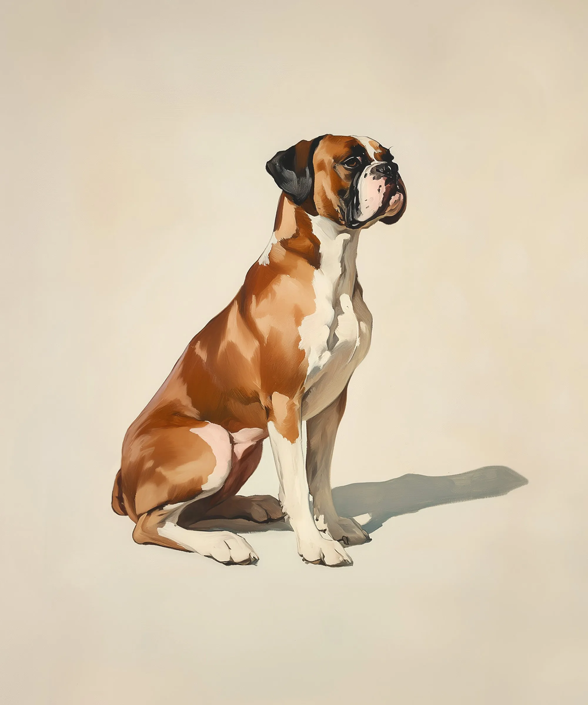 A Seated Boxer