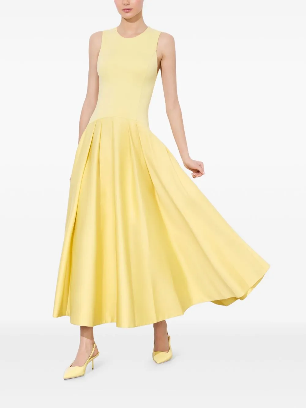 Adley cotton long dress