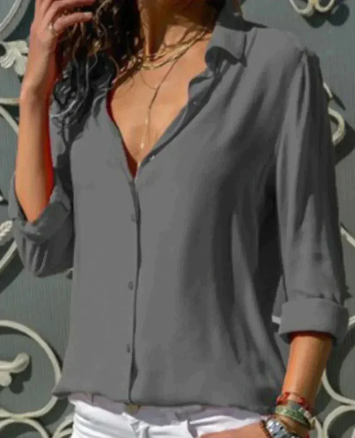 Anabel® | Light Chiffon Blouse With Elegant Styling