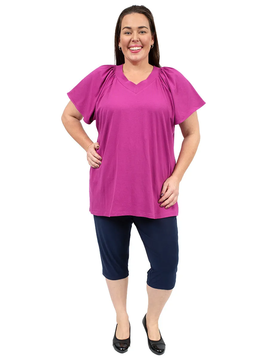 Arcade Top - Plum