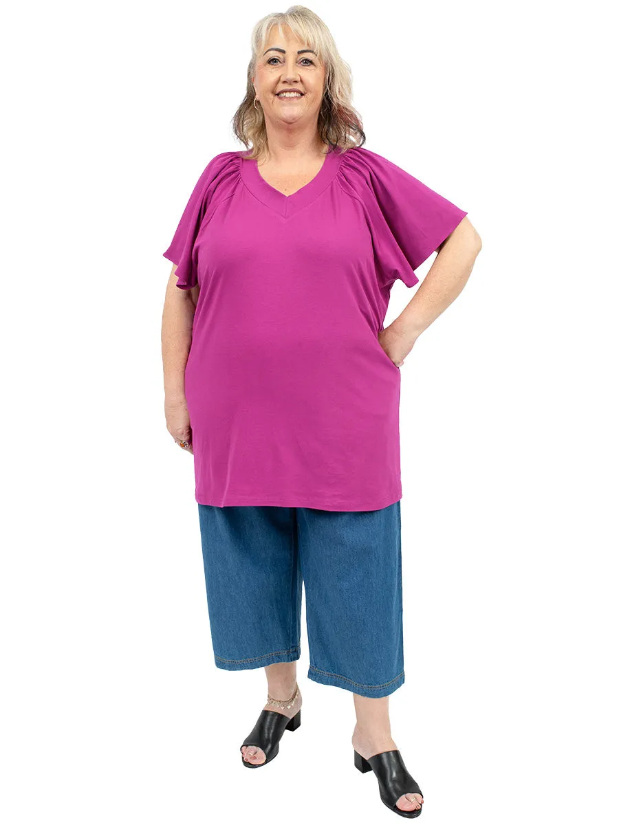 Arcade Top - Plum