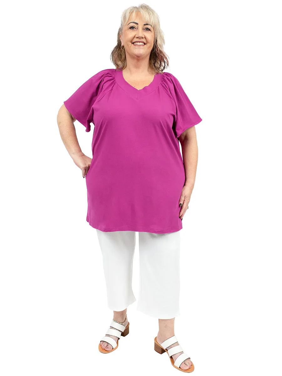 Arcade Top - Plum