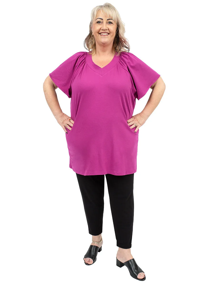 Arcade Top - Plum