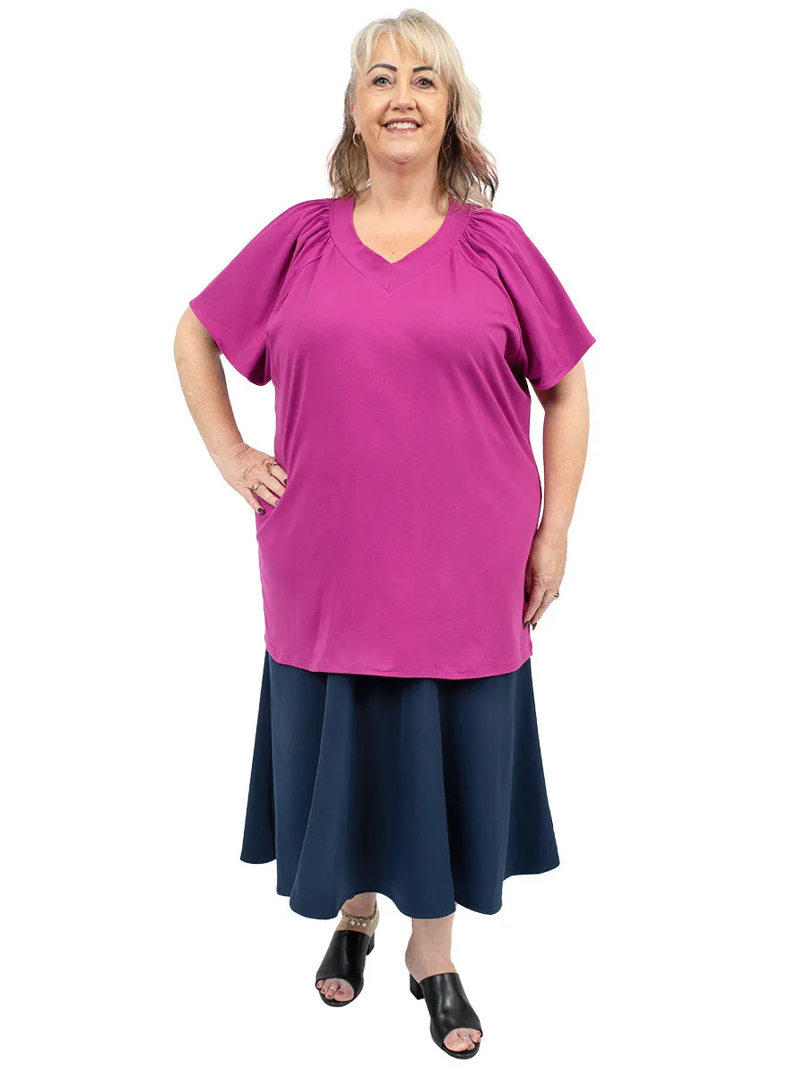 Arcade Top - Plum