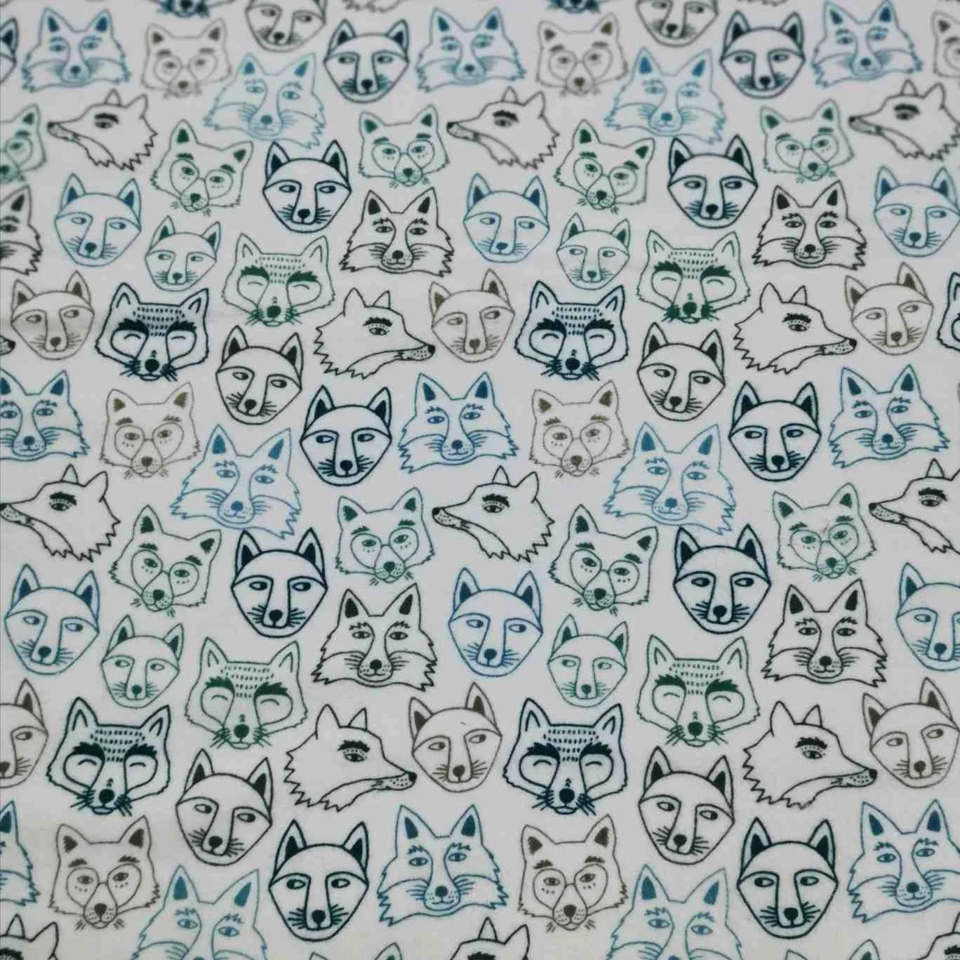 Art Gallery Brushed Cotton Flannelette, Hello Fox Sycamore