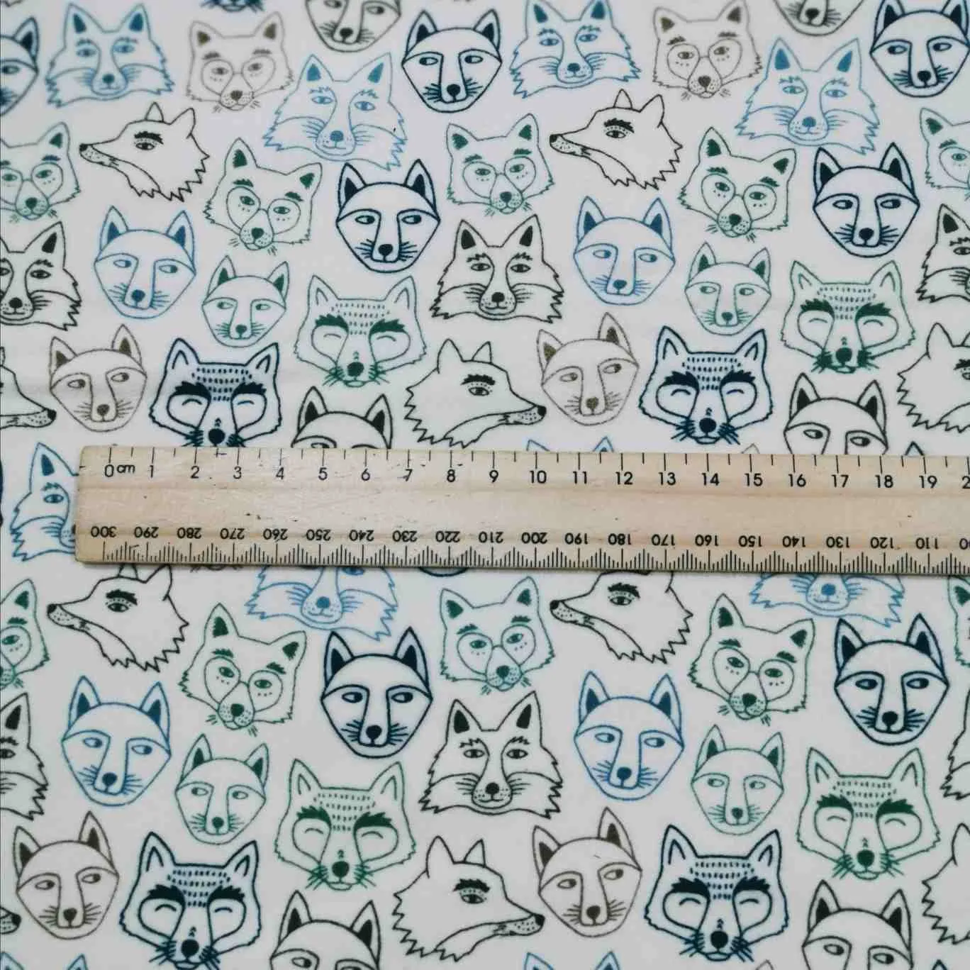 Art Gallery Brushed Cotton Flannelette, Hello Fox Sycamore