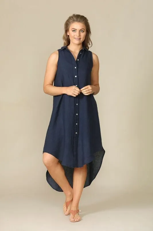 Asti Dress - Indigo