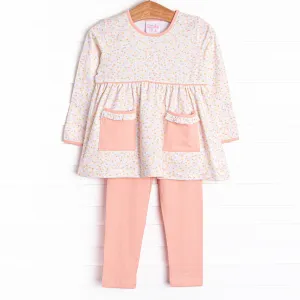 Autumn Breeze Legging Set, Yellow