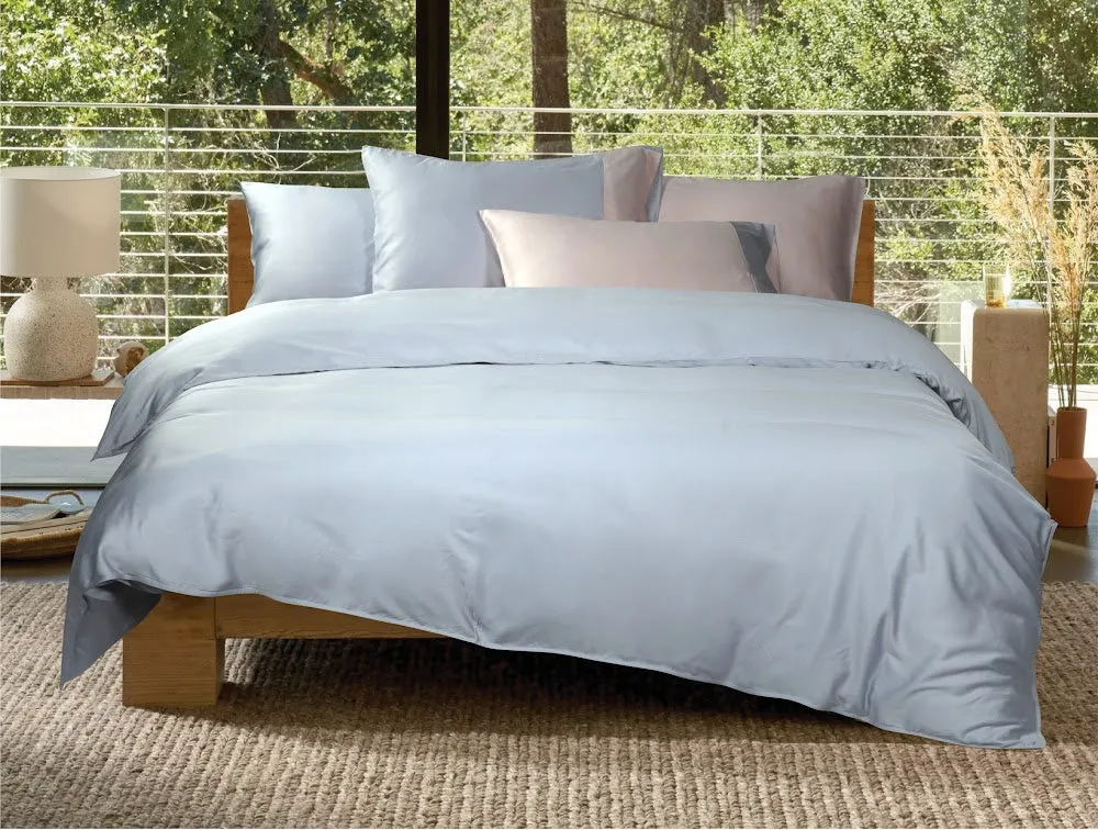 Bamboopro Beyond Thread Count TERRA Basic Fitted Sheet - Silver Blue