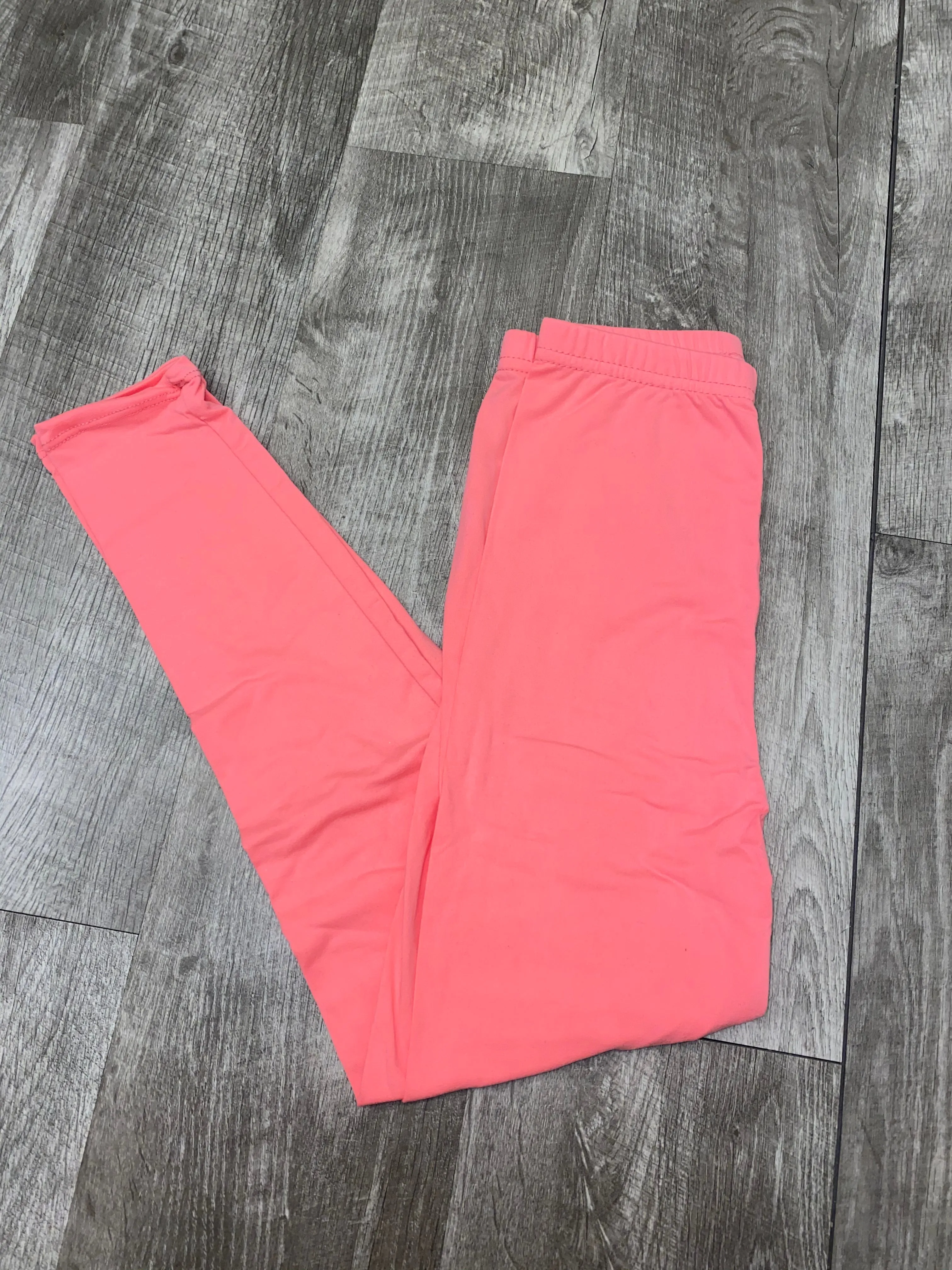 Basic Solid Color Kid Leggings