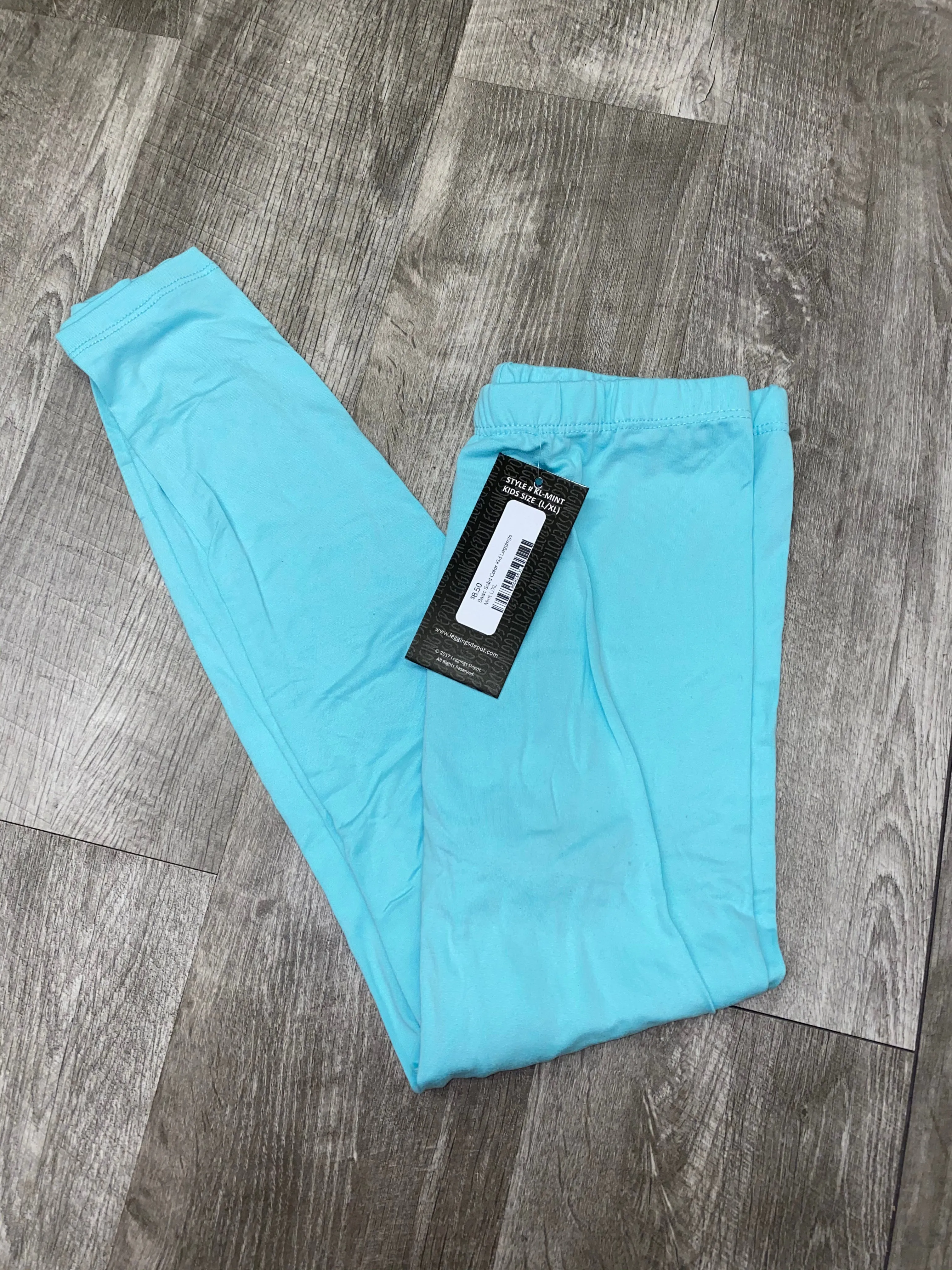 Basic Solid Color Kid Leggings