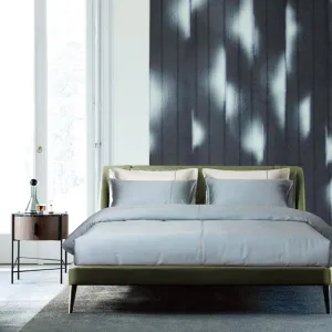 Bellami Nano Puzzle 2.0 100% Pure Tencel 1100TC Bed Set – Pearl Blue