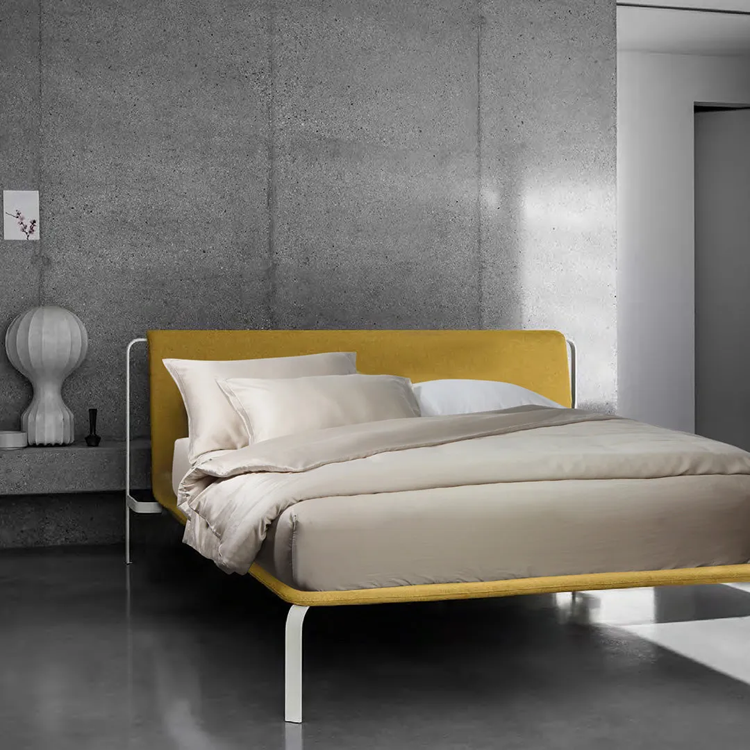 Bellami Symmetry Solid 100% Tencel 1000TC Bed Set - Butter