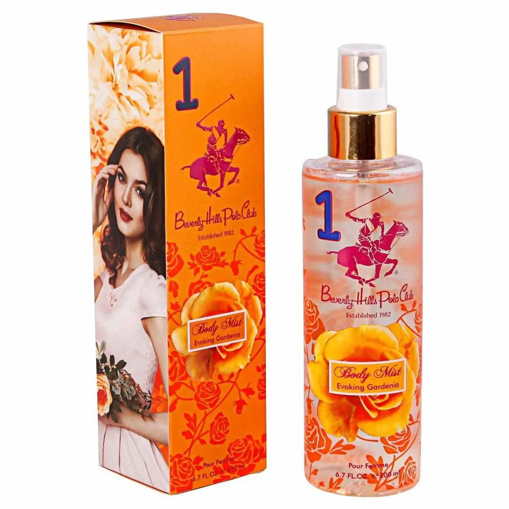 Beverly Hills Polo Club 1 Evoking Gardenia Pour Femme Body Mist For Women 200ml