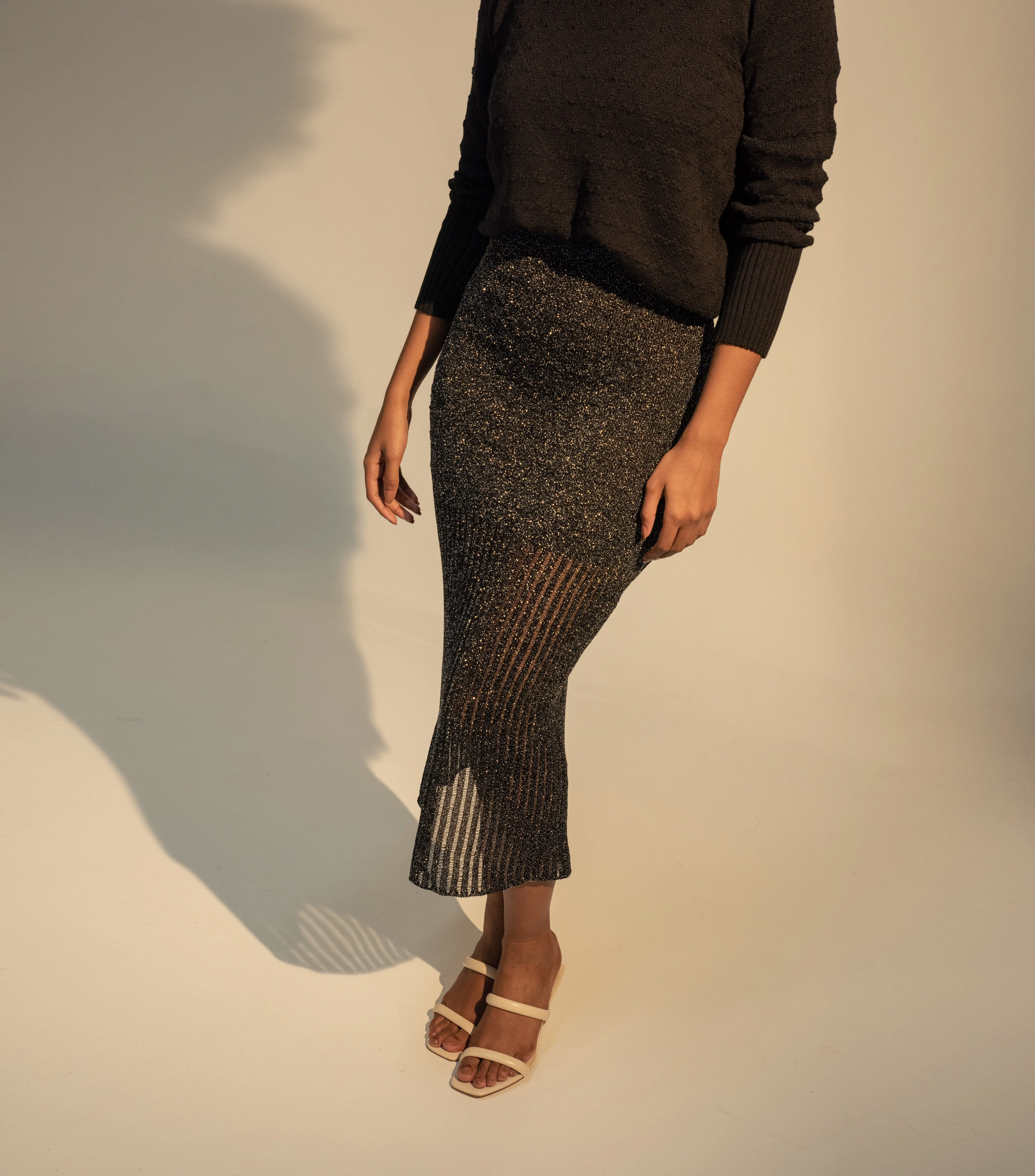 Black Constellation Skirt