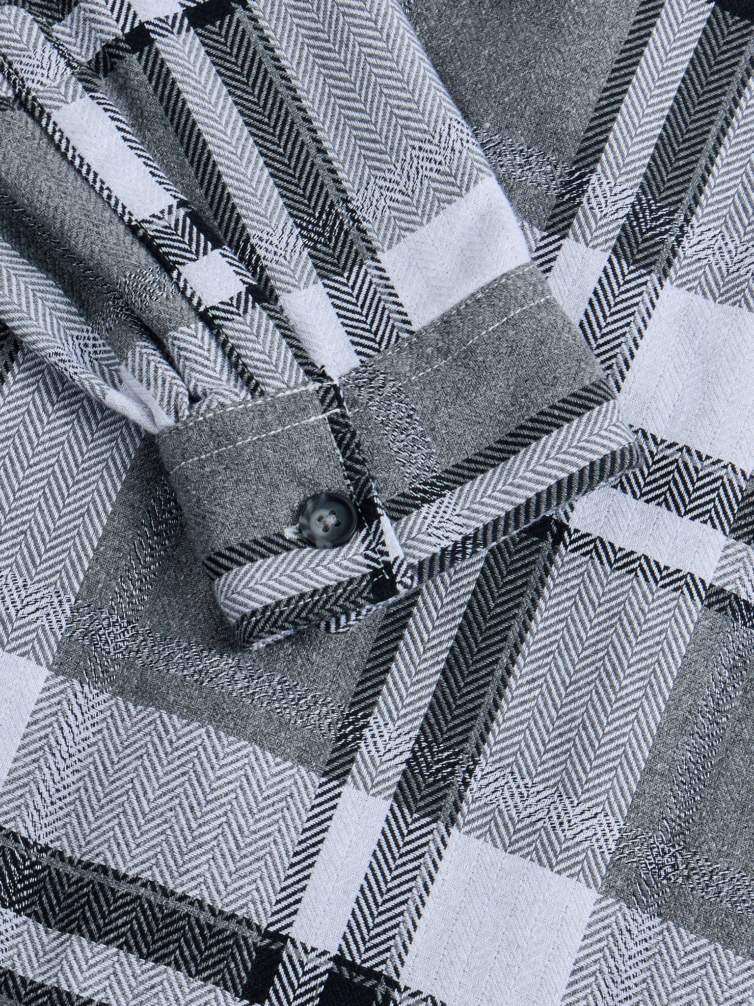Black Flannel Overshirt
