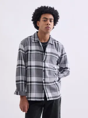 Black Flannel Overshirt