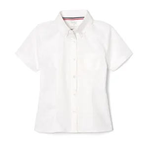 Blouse, Oxford White S/S Women's