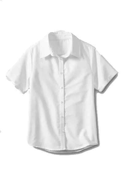 Blouse, Oxford White S/S Women's