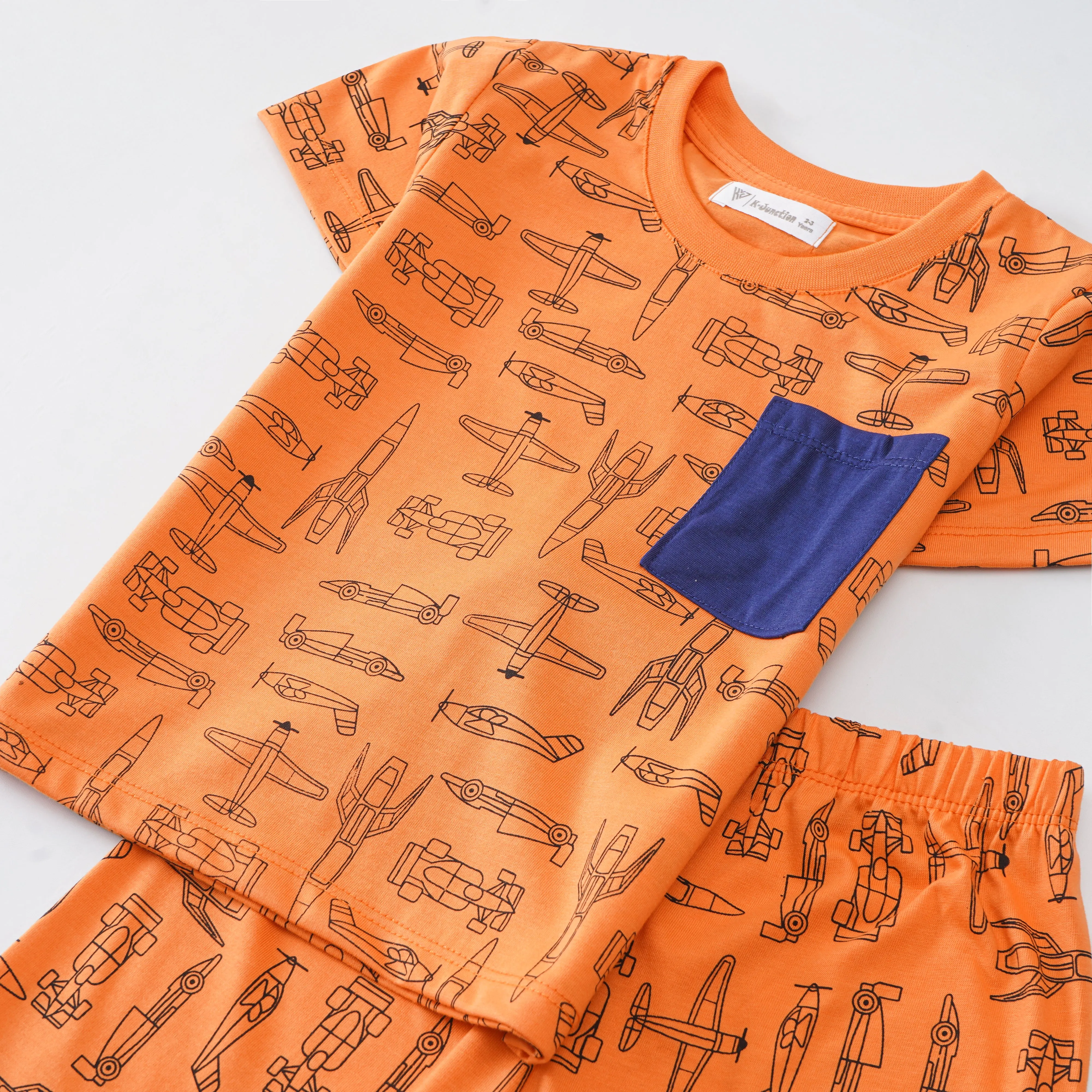 Boys Half Sleeves 2 Piece Suit (8285)