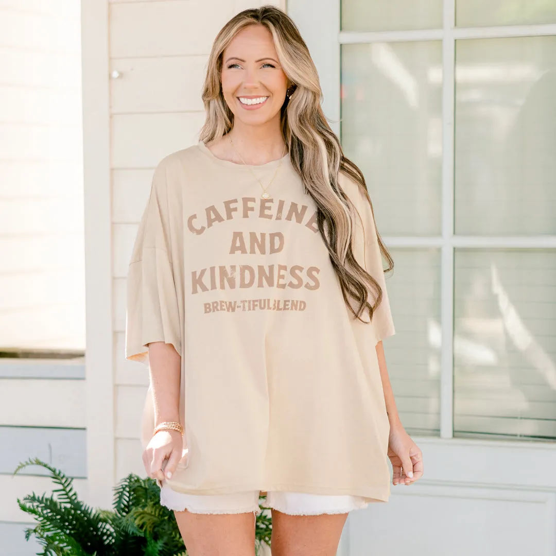 Brew-tiful Blend Boyfriend Tee, Light Mocha