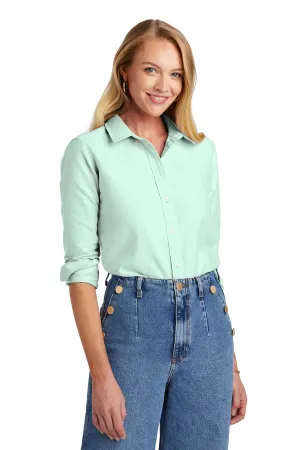 Brooks Brothers Women's Casual Oxford Cloth Shirt BB18005 Soft Mint