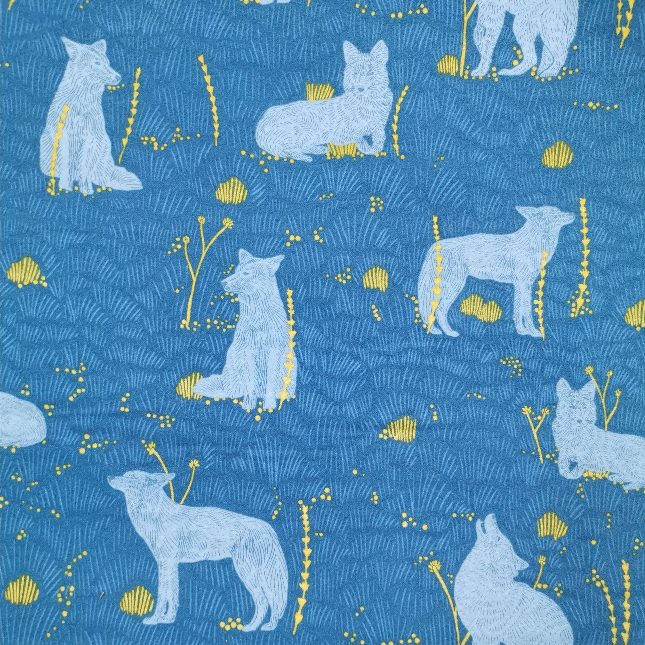 Brushed Cotton Flannelette, Coyote Hill Hero - 32cm piece
