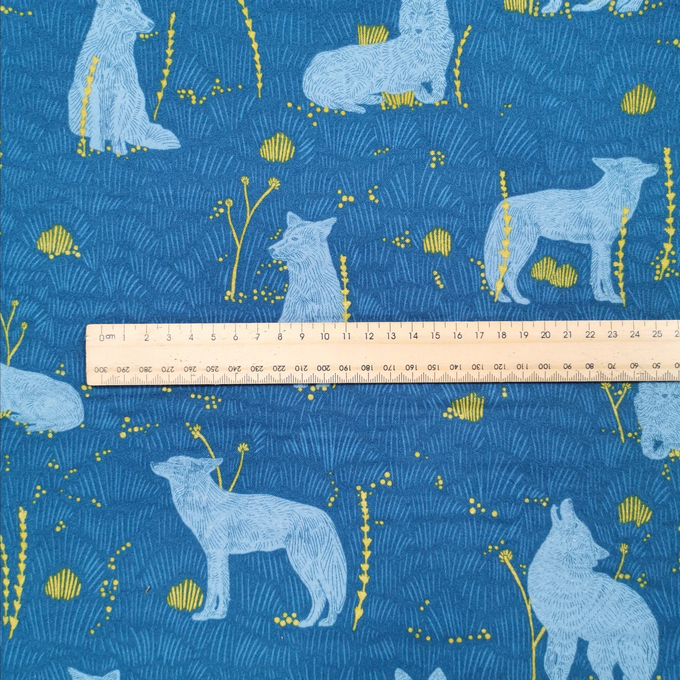 Brushed Cotton Flannelette, Coyote Hill Hero - 32cm piece