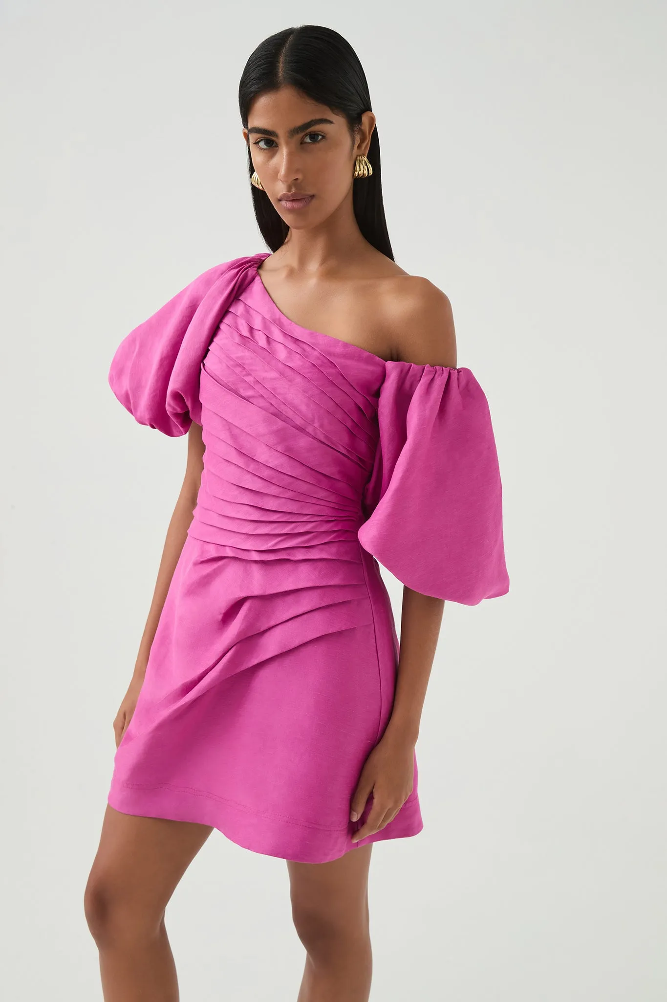 Cadence Ruched Mini Dress