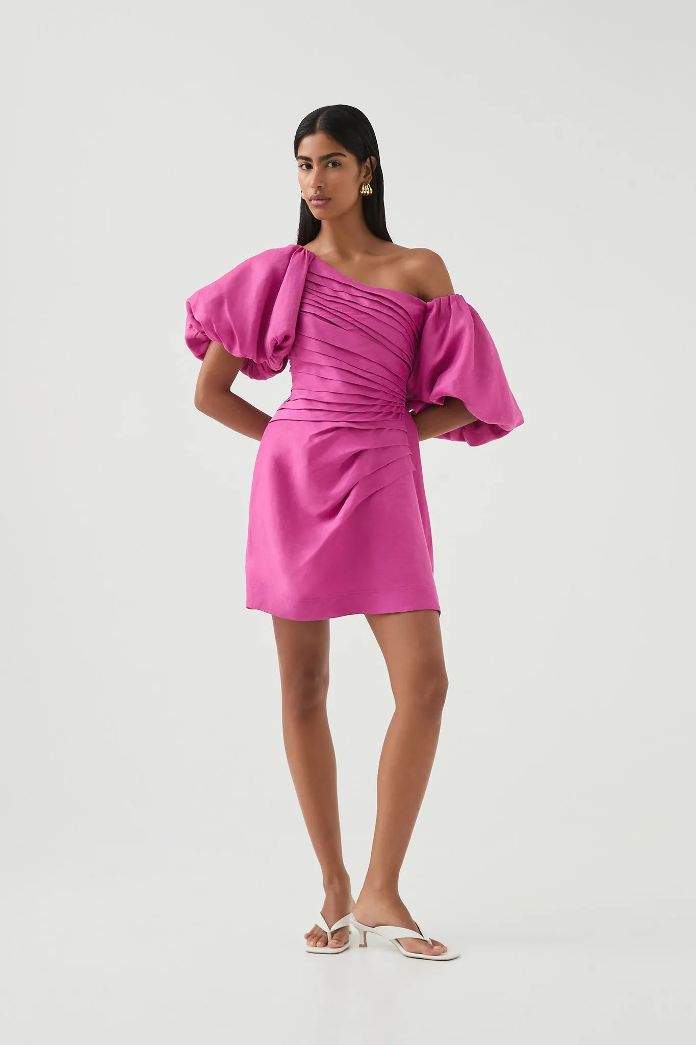 Cadence Ruched Mini Dress