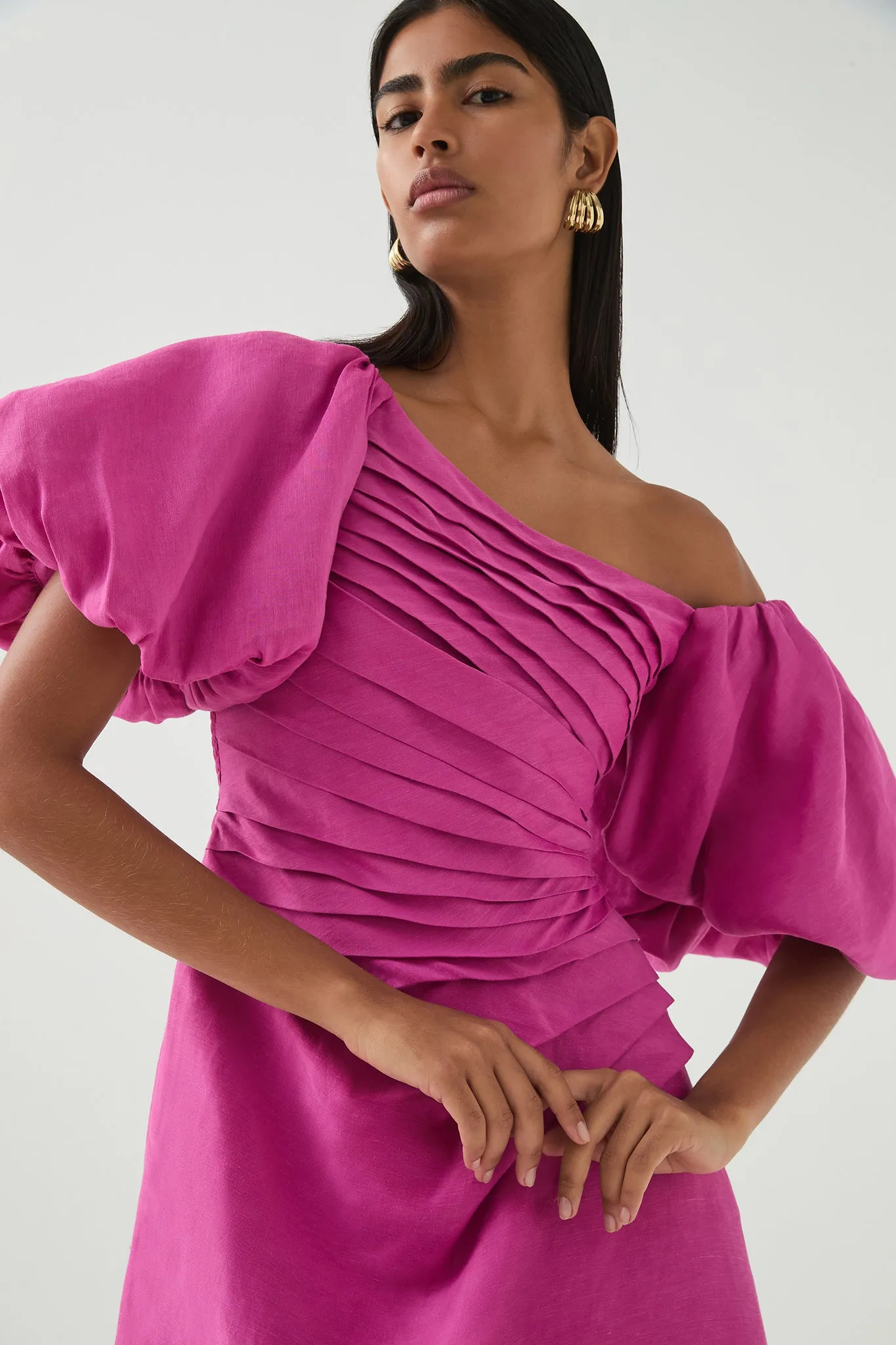 Cadence Ruched Mini Dress