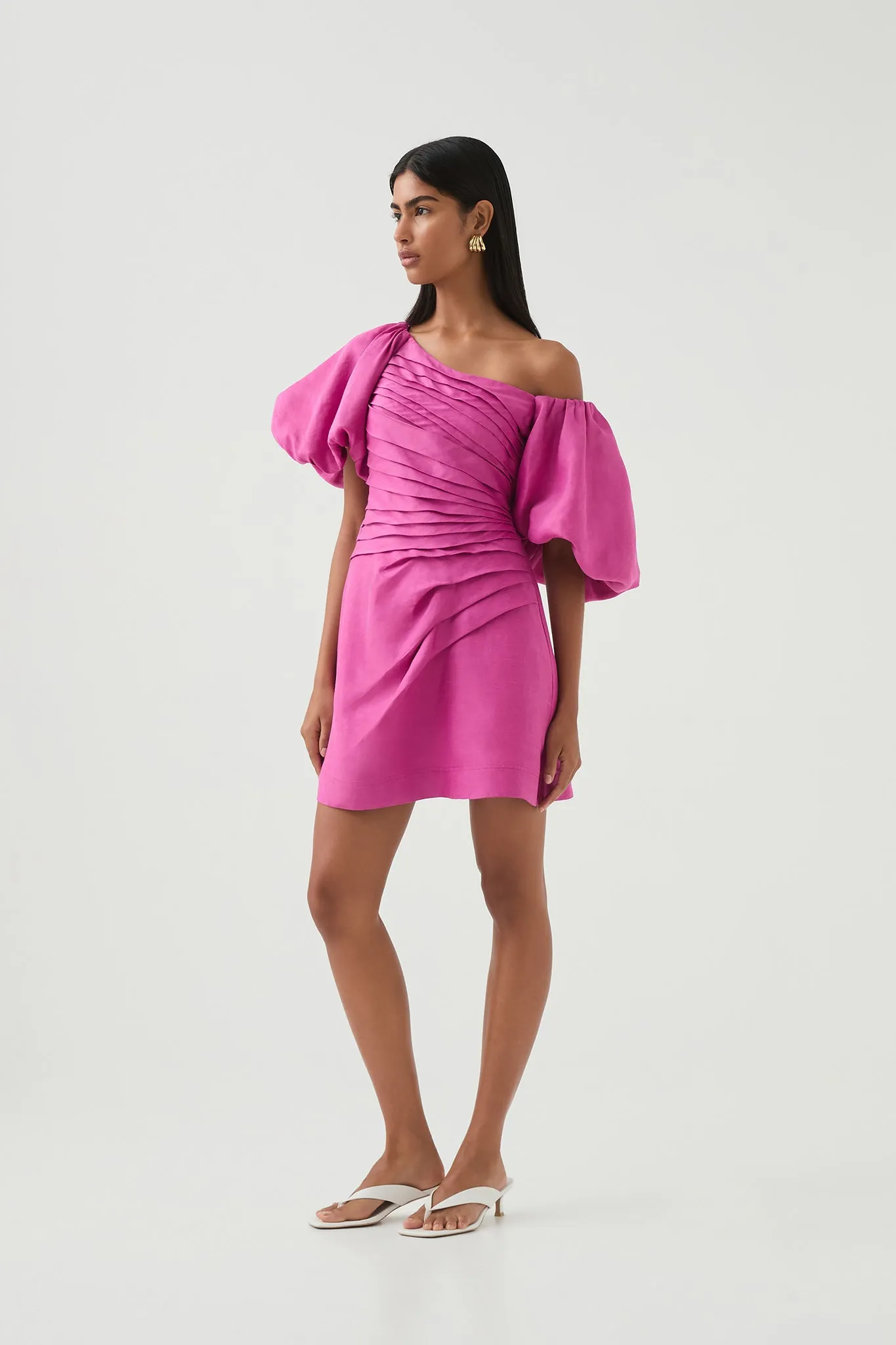 Cadence Ruched Mini Dress