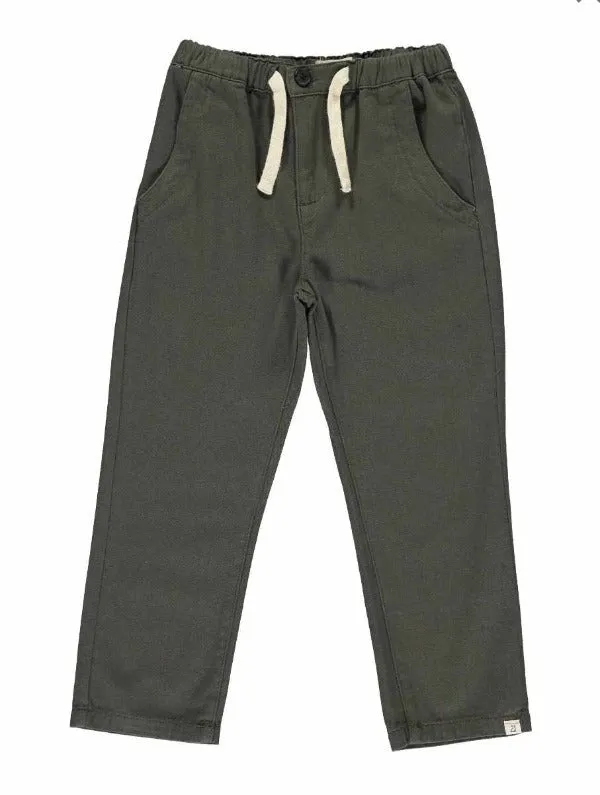 Charcoal Twill Pants