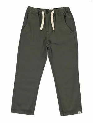 Charcoal Twill Pants