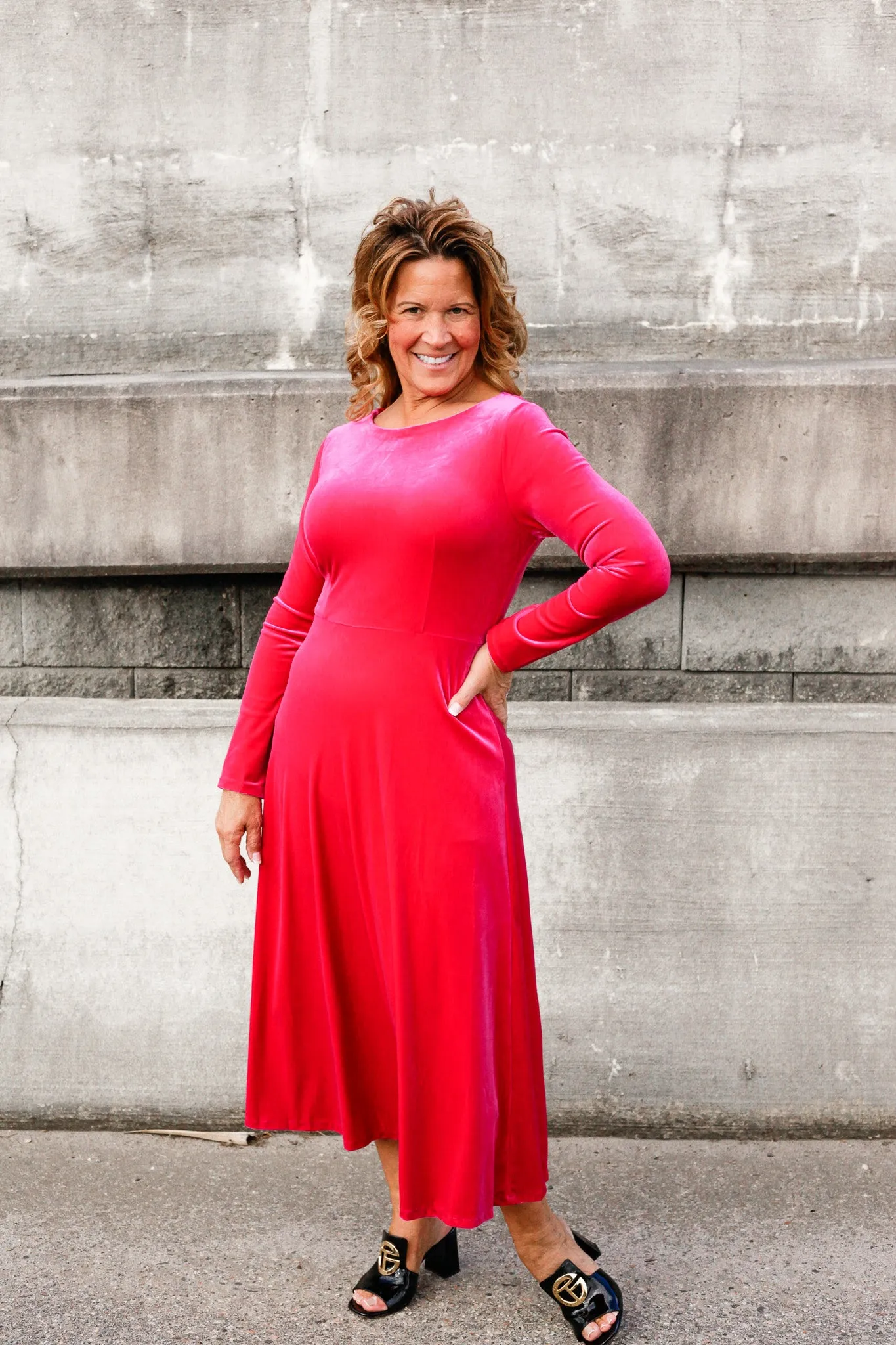 Ciara Velvet Dress