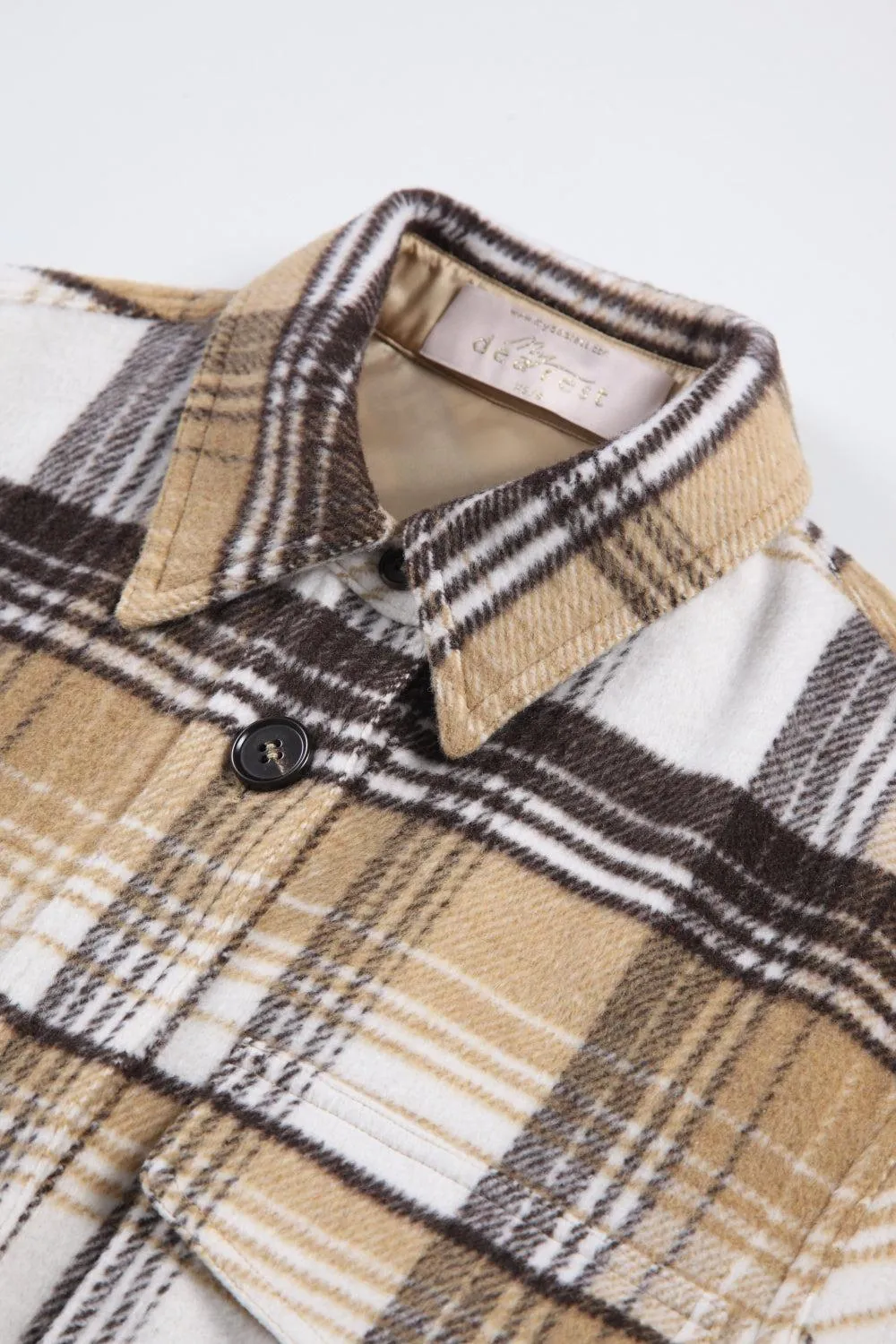 Clarke Wool Blend Flannel Jacket