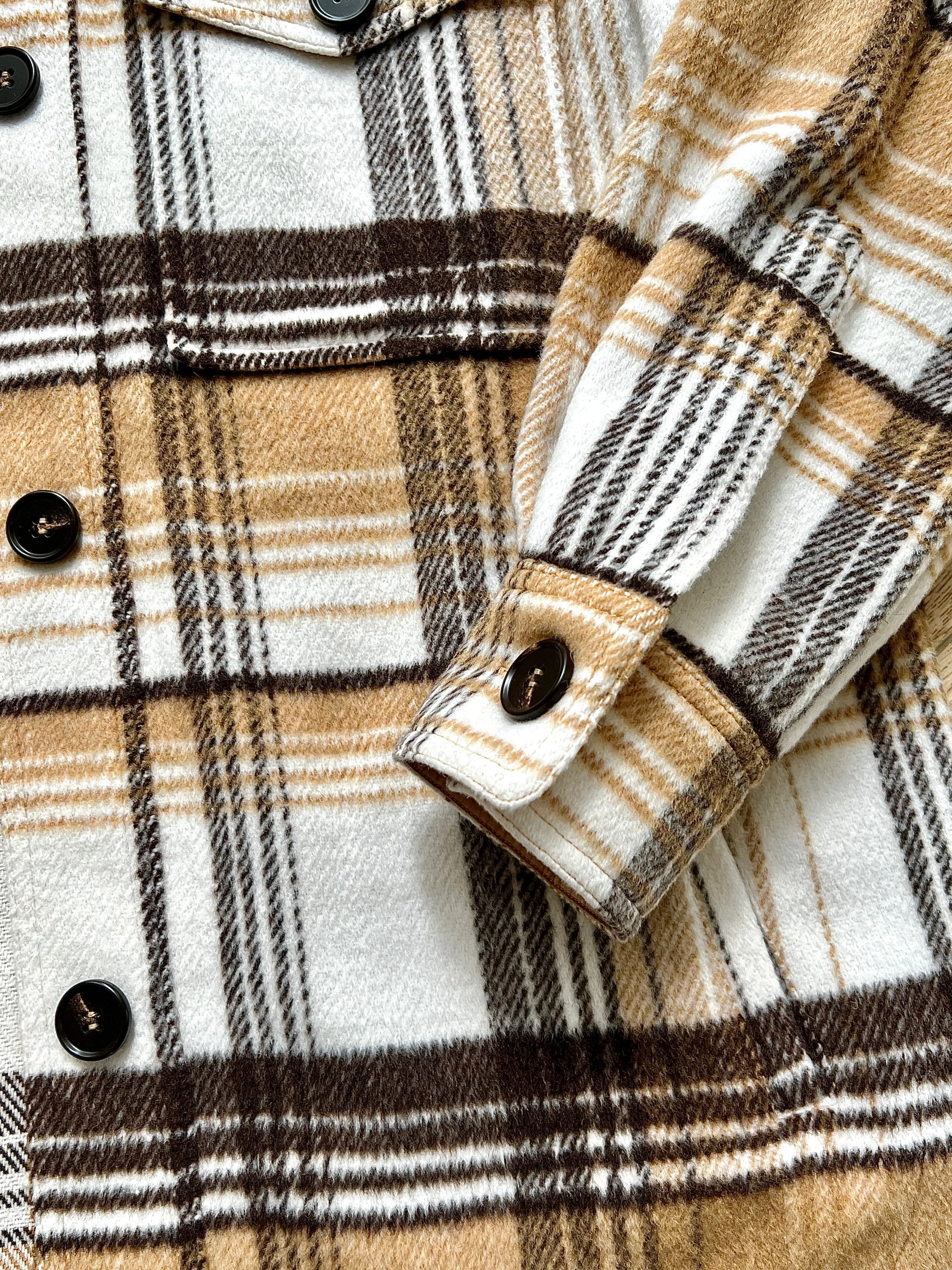 Clarke Wool Blend Flannel Jacket