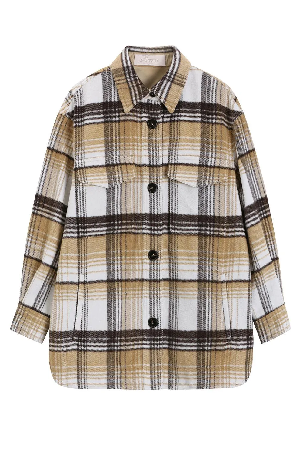 Clarke Wool Blend Flannel Jacket