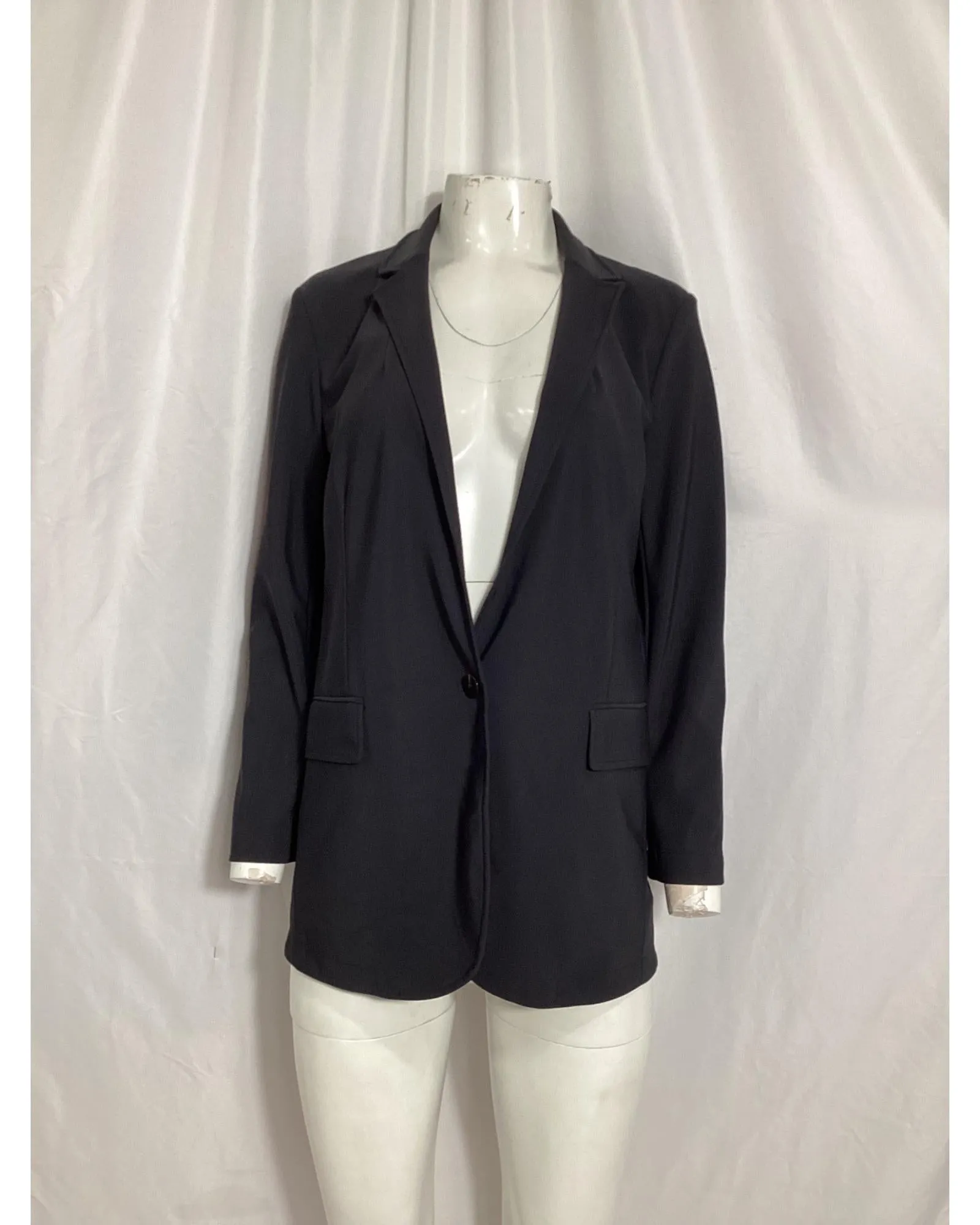 Classic Notch Lapel Blazer
