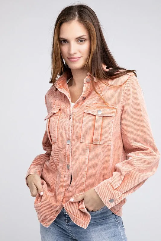 CORDUROY SHACKET