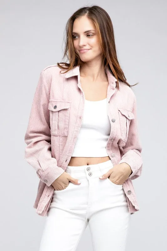 CORDUROY SHACKET