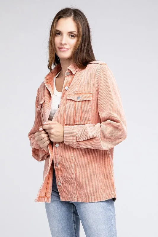 CORDUROY SHACKET