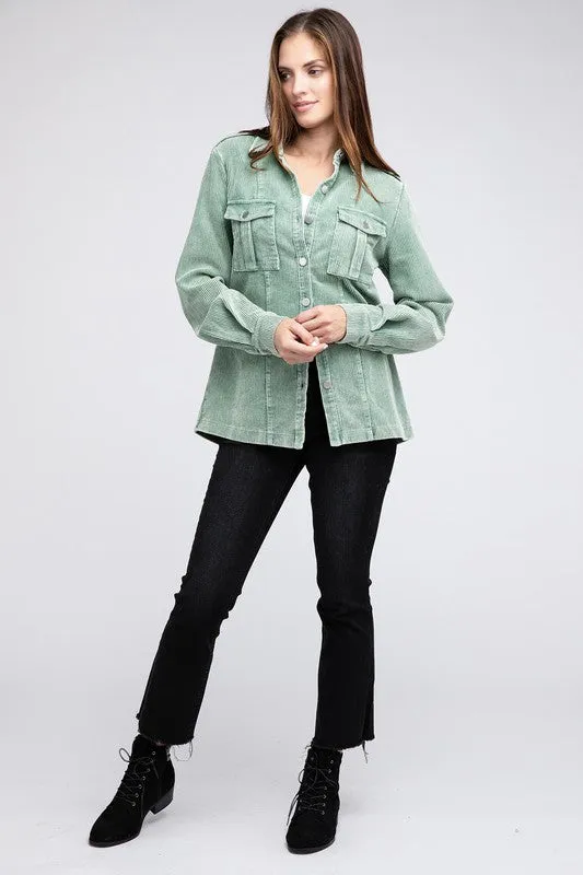 CORDUROY SHACKET