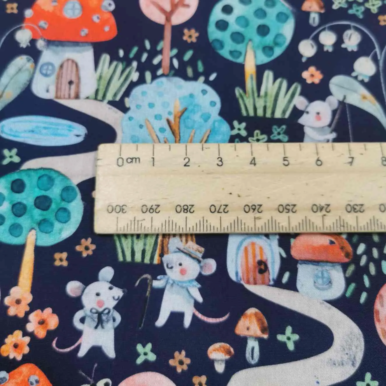 Cotton Poplin, Toadstool House