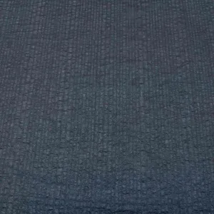 Cotton Voile, Seersucker Self Stripe, Black